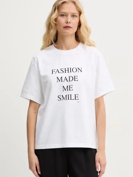 Victoria Beckham tricou de damă din alb