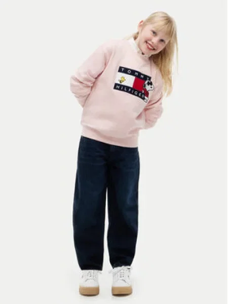 Tommy Hilfiger Pulóver Peanuts  Világos rózsaszín
