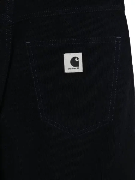 Pantaloni Carhartt Wip de catifea cord negru