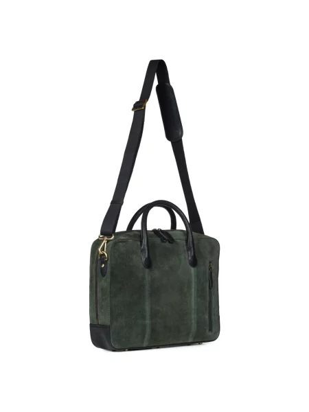 Torba na laptopa Howard London zamszowa brązowa