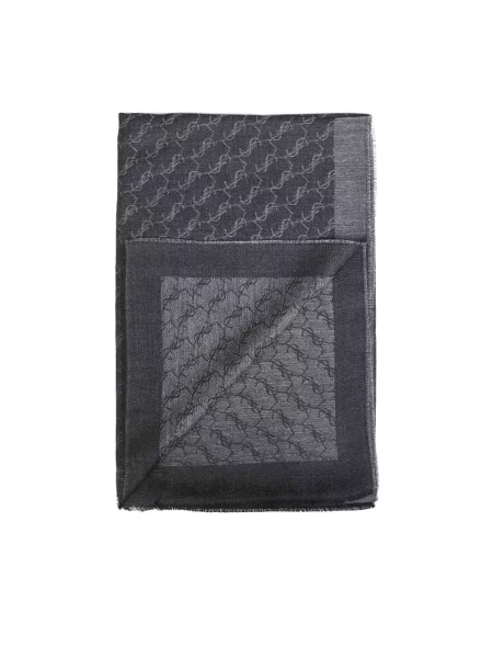 Szal Saint Laurent wełniana szara