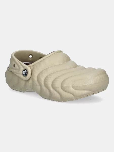 Пантофи Crocs Classic Lined Overpuff Clog бежово