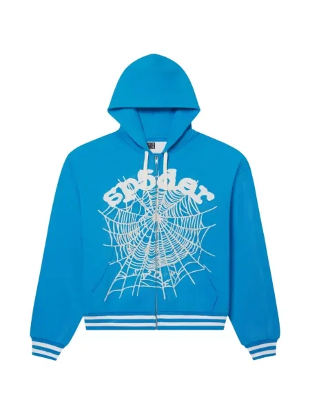 Hoodie Sp5der με σχέδιο μπλε