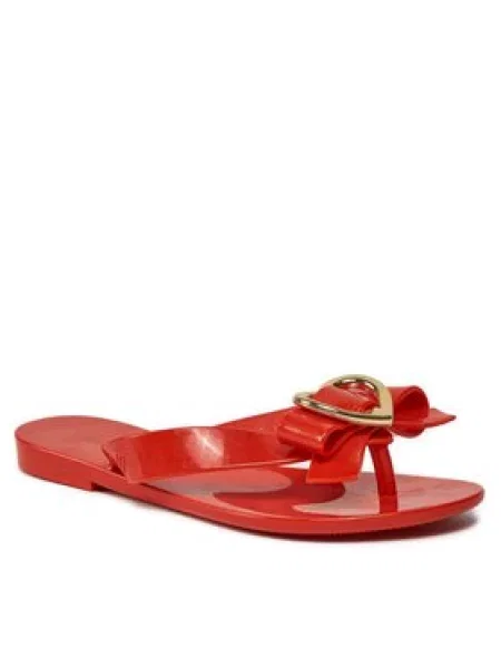Melissa Šlepetės per pirštą Mini Melissa Harmonic Hot Inf raudona