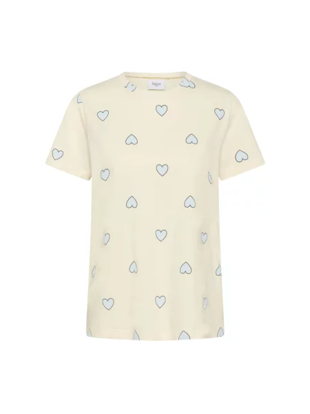 Koszulka Saint Tropez w serca biała