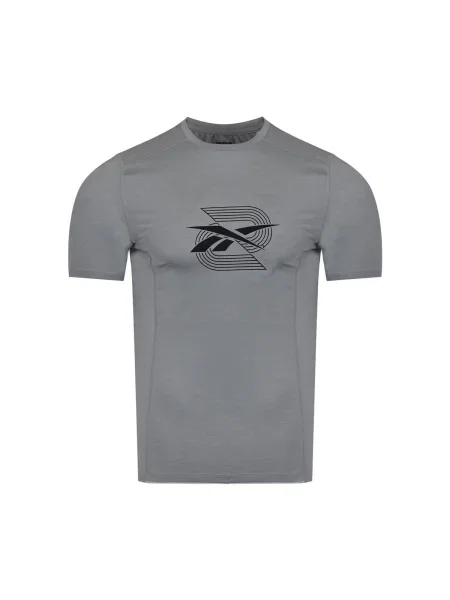 Grafic tricou Reebok Sport gri