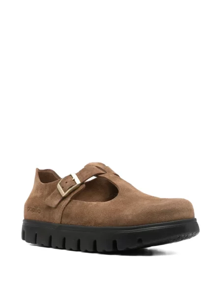 Dirželis bateliai Birkenstock su sagtimis ruda