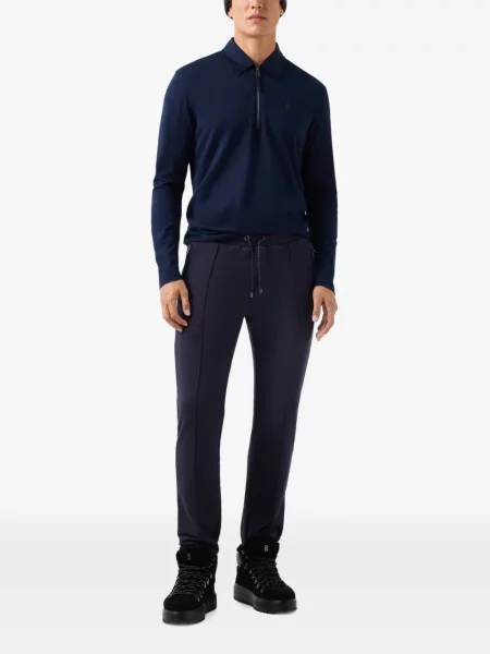 Pantaloni Bogner alergare cu cordon albastru