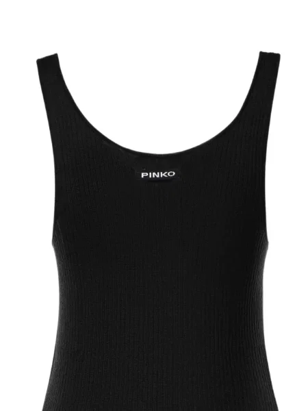 Top Pinko tricotate negru