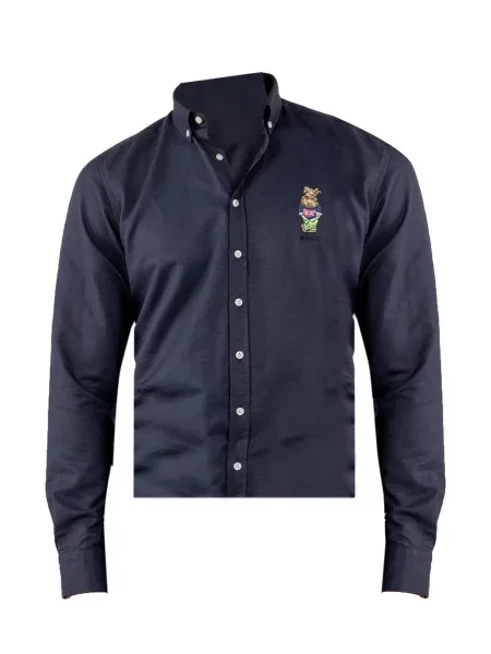 Williot Košile námořnická modř / umbra / světle / tmavě růžová zelená