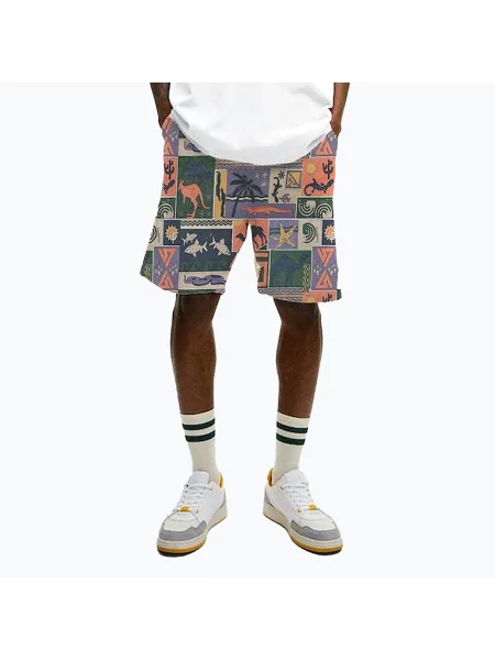 Pantaloni scurți pentru bărbați Kaotiko Kenia orange portocaliu