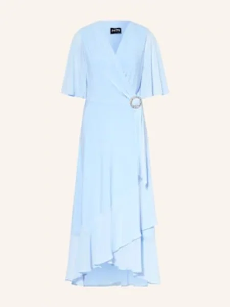 Joseph Ribkoff Signature Sukienka Koktajlowa W Stylu Kopertowym blau