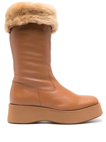 Botine Paloma Barcelo cu platformă maro