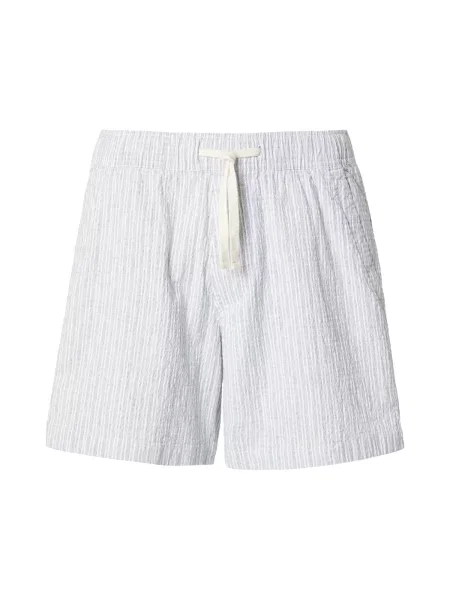 HOLLISTER Kalhoty světlemodrá bílá