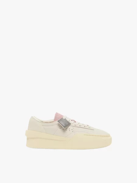 Кроссовки Lacoste бежевые