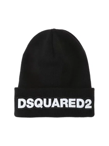 Czapka Dsquared2 z logo czarna