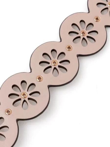 Geantă Michael Michael Kors cu autograf cu model floral cu bretele alb