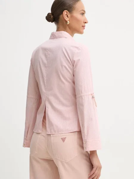 Сорочка Pinko regular класичний комір рожевий