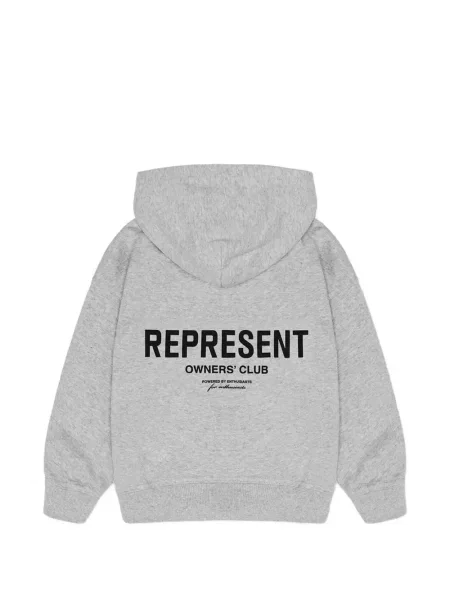 Dětska mikina s kapucí Represent Mini šedá