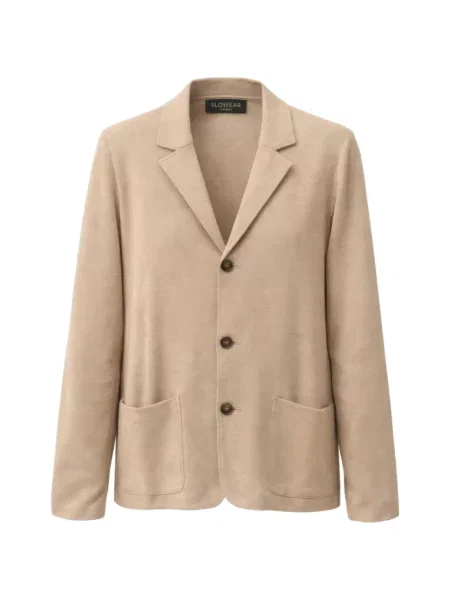 Dzianinowa marynarka Zanone beżowa