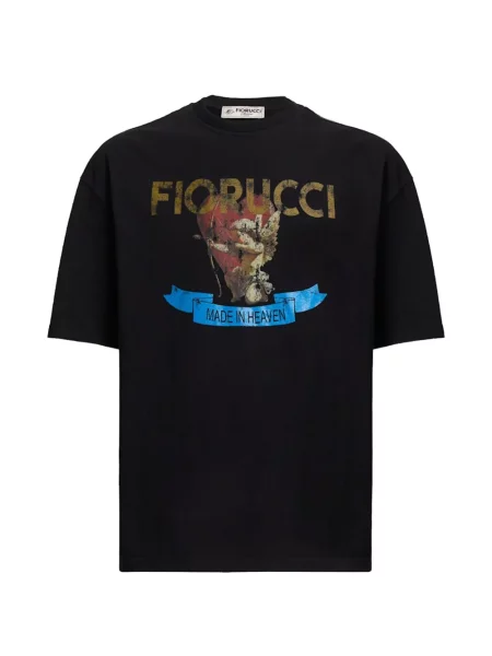 Tricou Fiorucci cu imagine negru