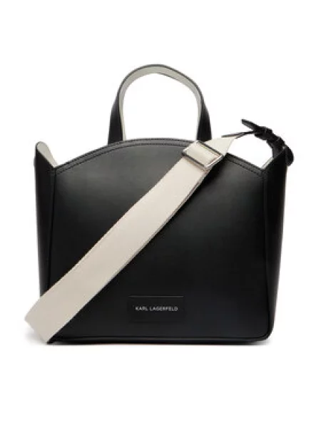 Karl Lagerfeld Kabelka IKON CIRCLE / bílá černá