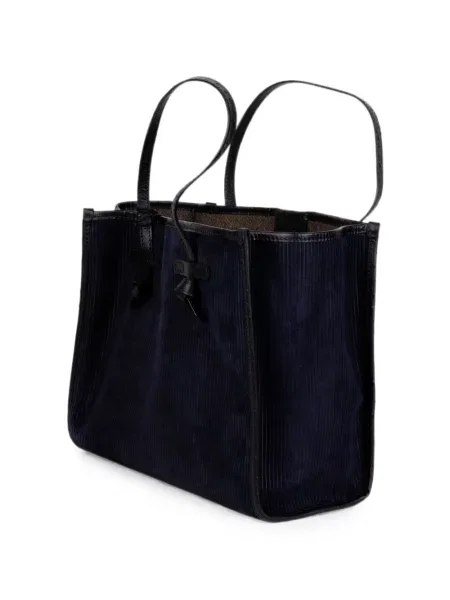 Samt shopper torbica Gianni Chiarini plava