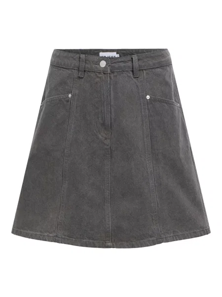 OBJECT Fustă OBJBINE denim gri