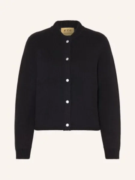 Ftc Cashmere Kardigan schwarz czarny