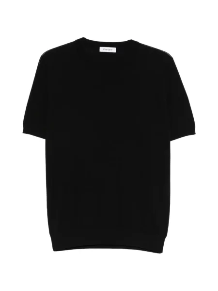 Tricou Kangra cu decolteu rotund negru