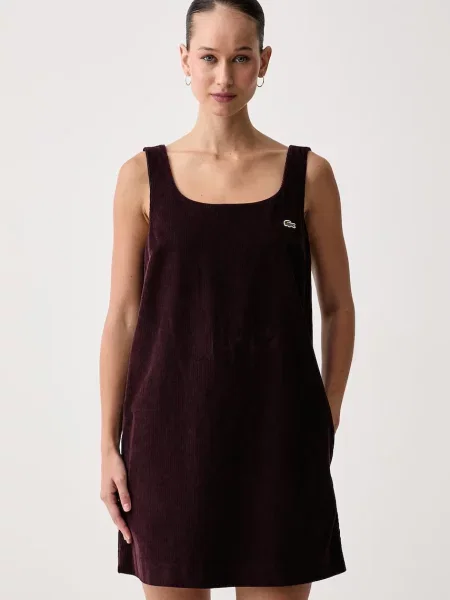 Lacoste rochie din catifea reiată