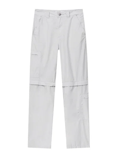 Pull&Bear Pantaloni deschis gri