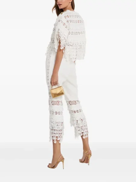 Pantaloni Zimmermann alb