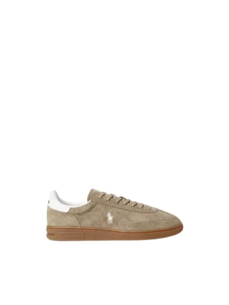 Sneakersy Polo Ralph Lauren brązowe