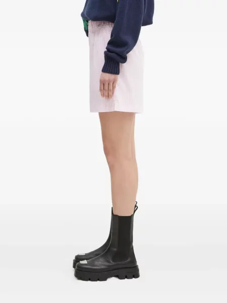 Pantaloni scurți Fiorucci în carouri roz