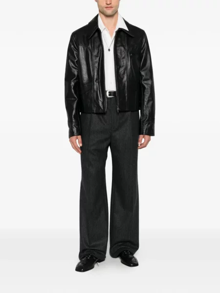 Geanta de piele Amiri negru
