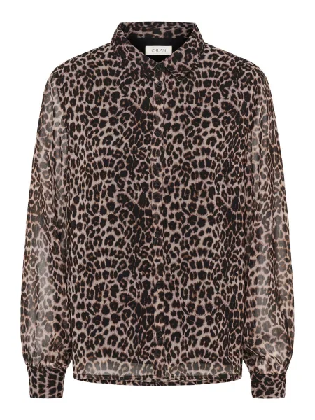 Cream Bluză CRYuna maro / ciocolatiu negru