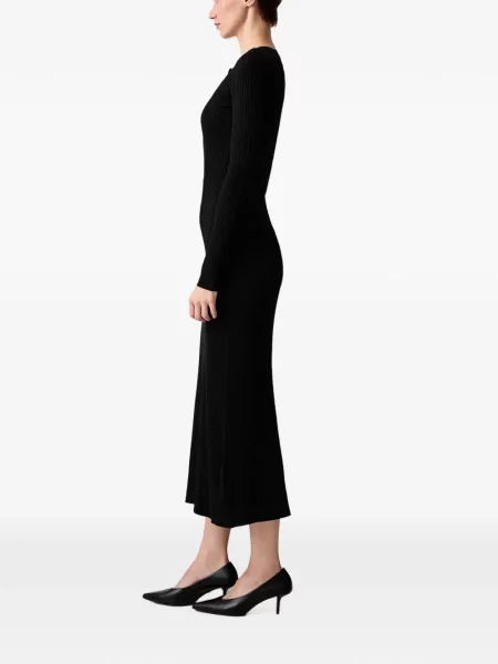 Rochie midi Wrstbhvr tricotate negru
