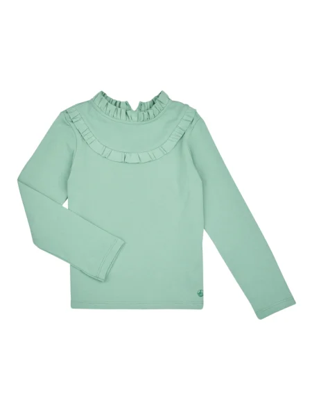 Tricou copii Petit Bateau verde