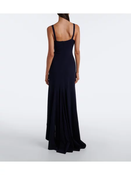 Rochie Stella Mccartney cu volane albastru