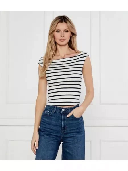 Felső Tommy Jeans fehér