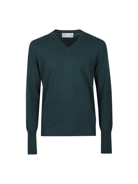 Sweter Ballantyne klasyczny zielony