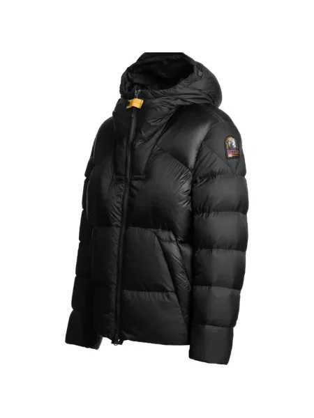 Geacă cu puf Parajumpers cu glugă negru