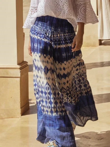 Брюки с высокой посадкой