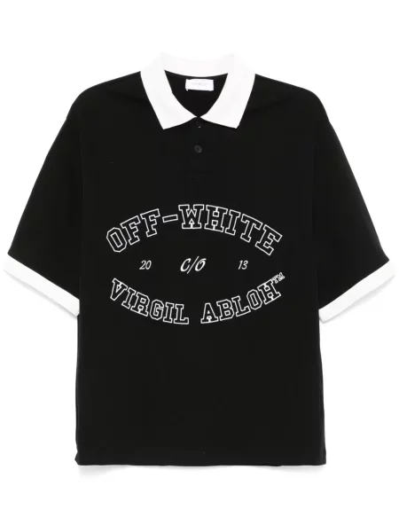 Polo marškinėliai Off-white su autografu
