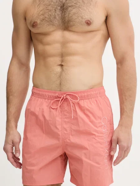 Calvin Klein kopalne kratke hlače oranžna