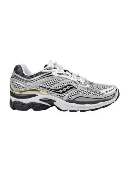 Buty do biegania Saucony sznurowane z okrągłym noskiem do biegania szare