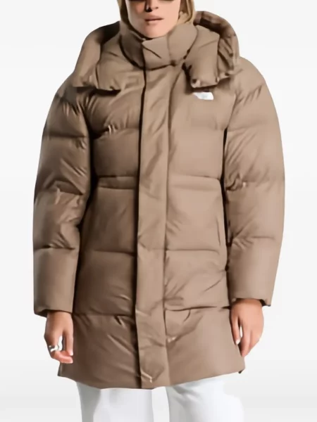 Parka The North Face hnědá