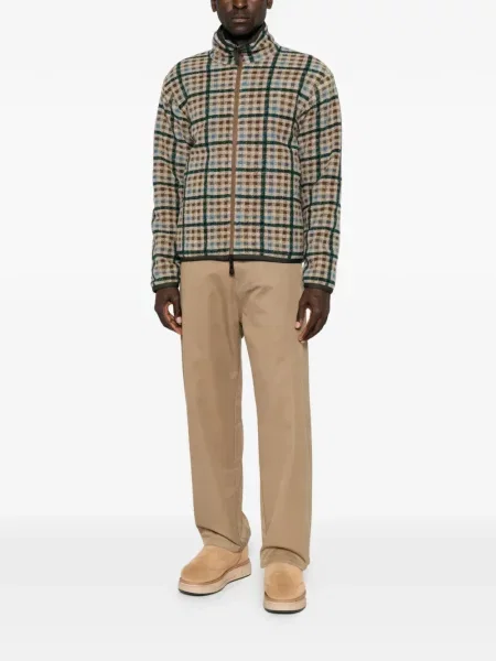 Reversibil geacă Moncler Grenoble în carouri