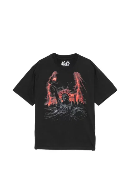 Grafic tricou Melt negru